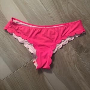 Victoria’s Secret SWIM Pink Scalloped Bikini Botom